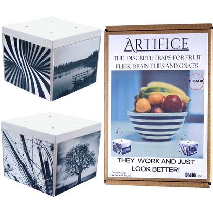 Artifice Fruit Fly Traps, Set of 2